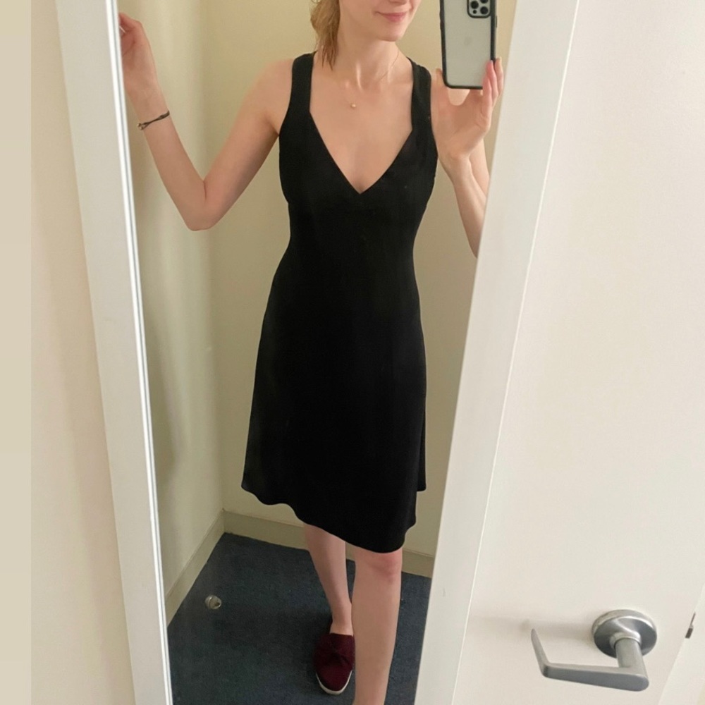 Free People Black Midi Dress